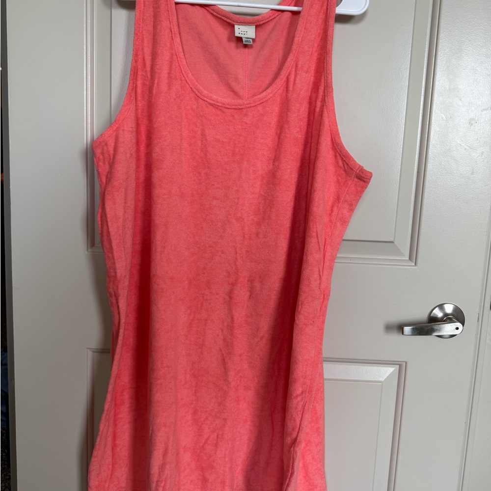 A New Day Pink Fitted Sleeveless Dress
